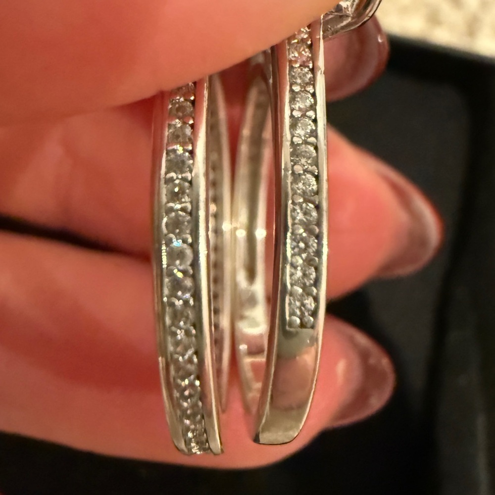Stackable Sterling Silver With Cubic Zirconia Rin… - image 5